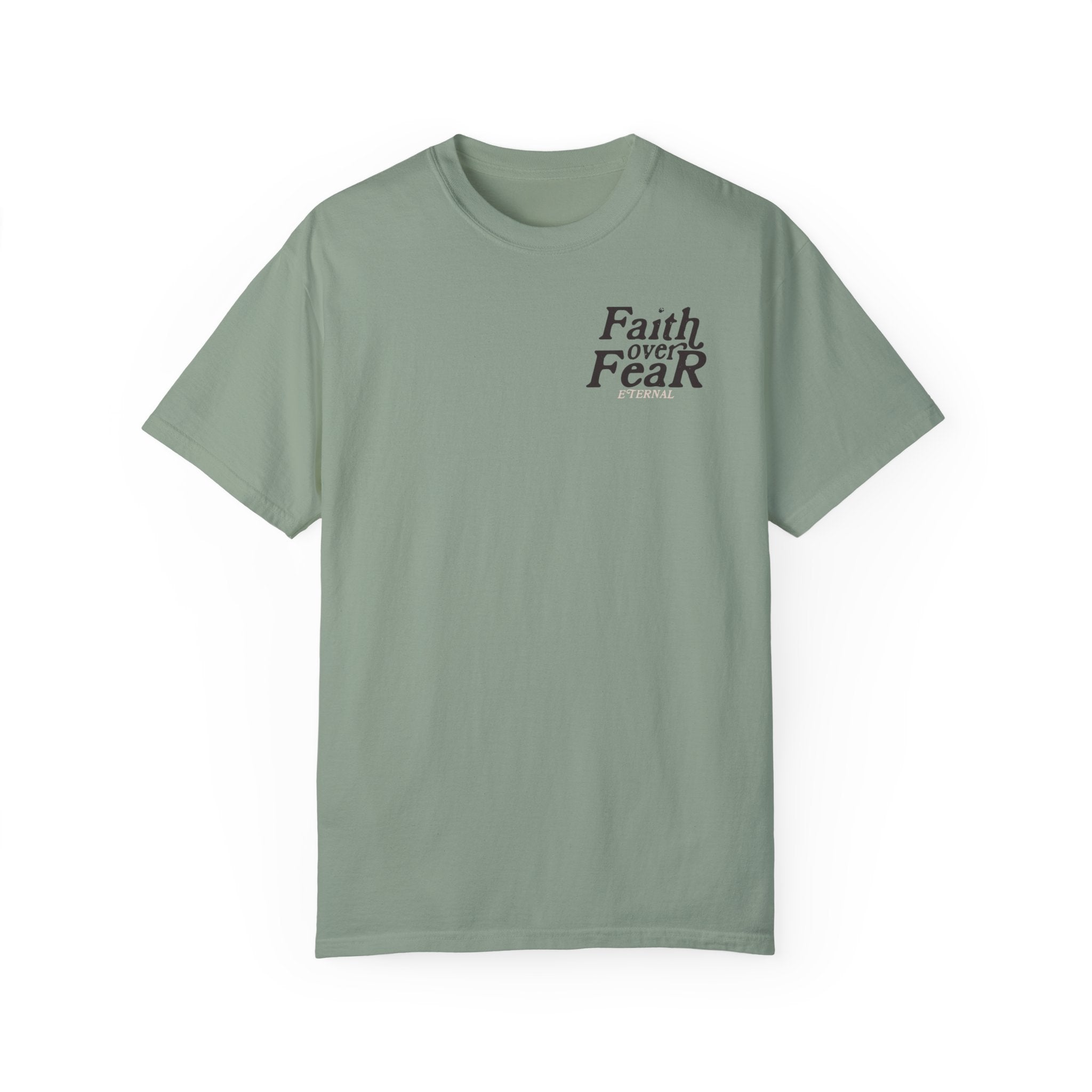 Faith Over Fear Tee - Black on Bay