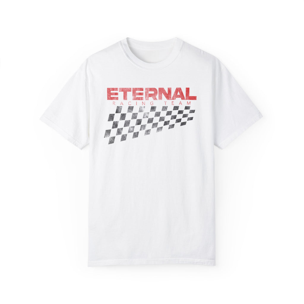 Racing Team Checkered Tee - White