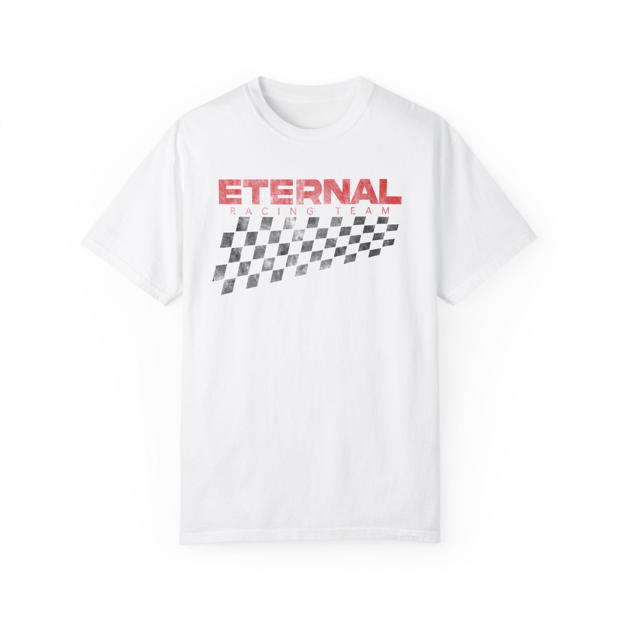 Racing Team Checkered Tee - White