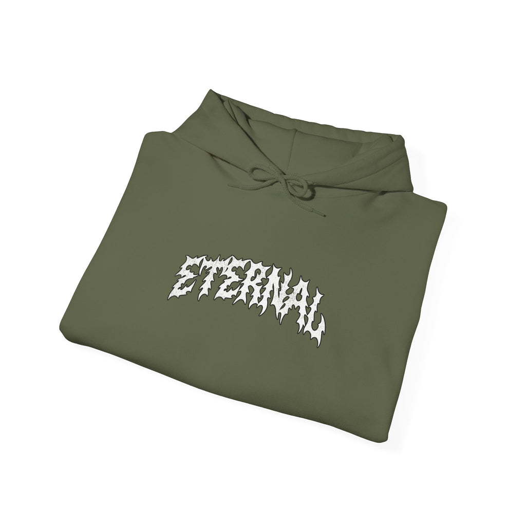 White Flame Hoodie - Military Green