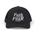 Faith Over Fear Snapback Cap - Black