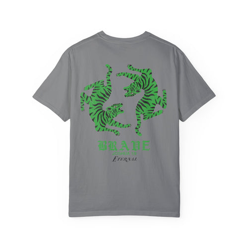 Brave Tiger Tee - Grey