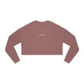 Faith Over Fear Cropped Sweater - Mauve