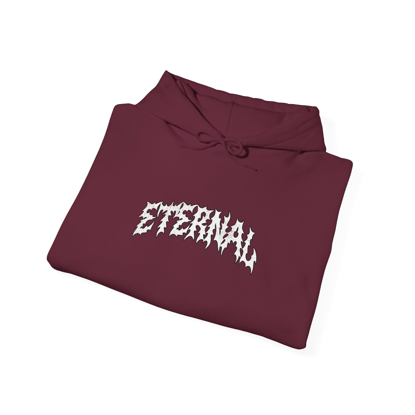 White Flame Hoodie - Maroon