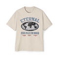 JESUS RULES THE WORLD TEE - ECRU