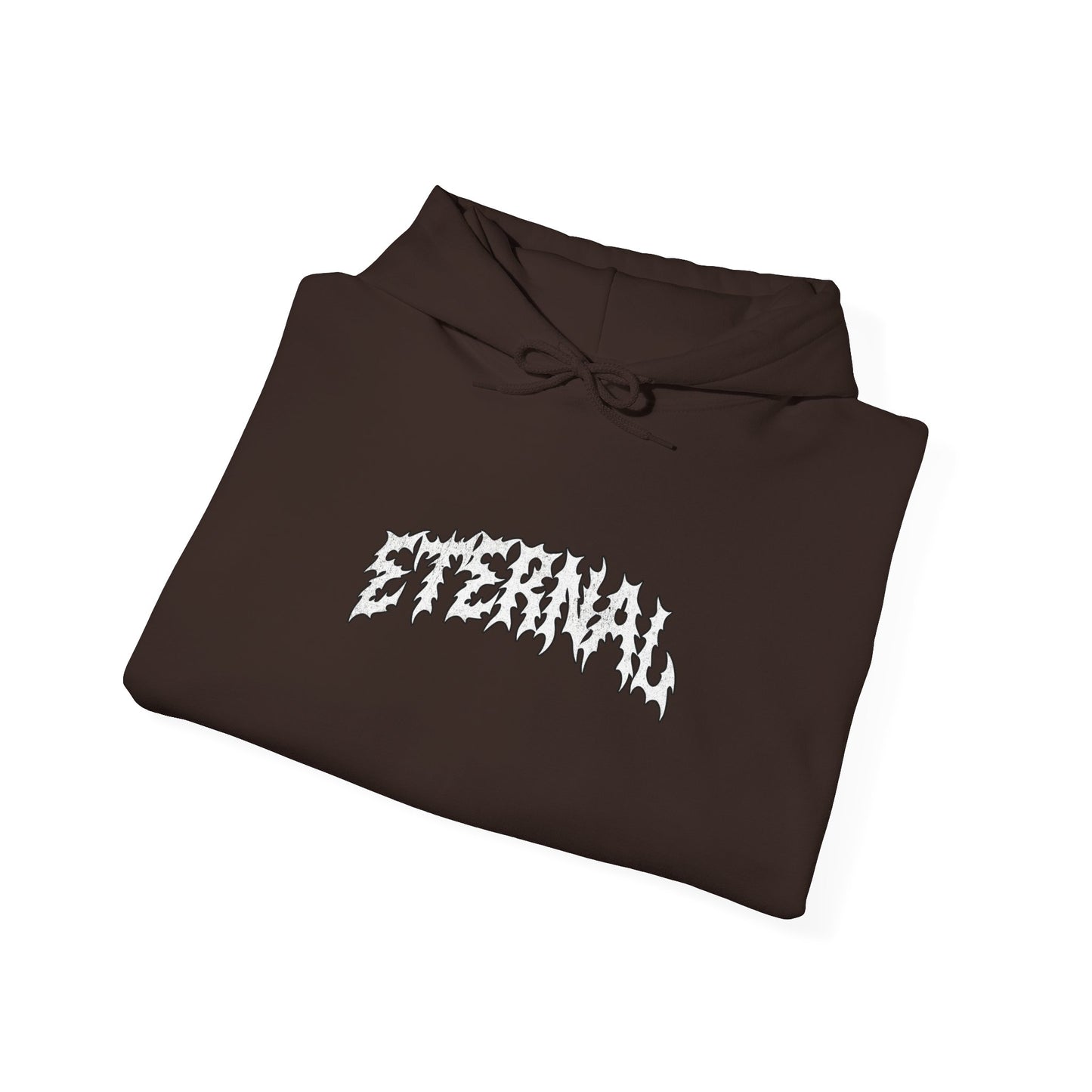 White Flame Hoodie - Dark Chocolate
