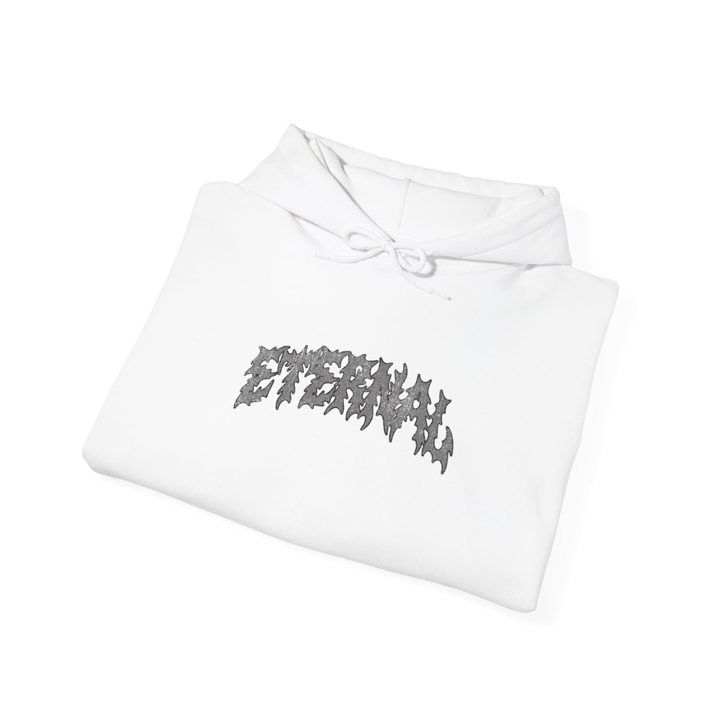 Dark Flame Hoodie - White