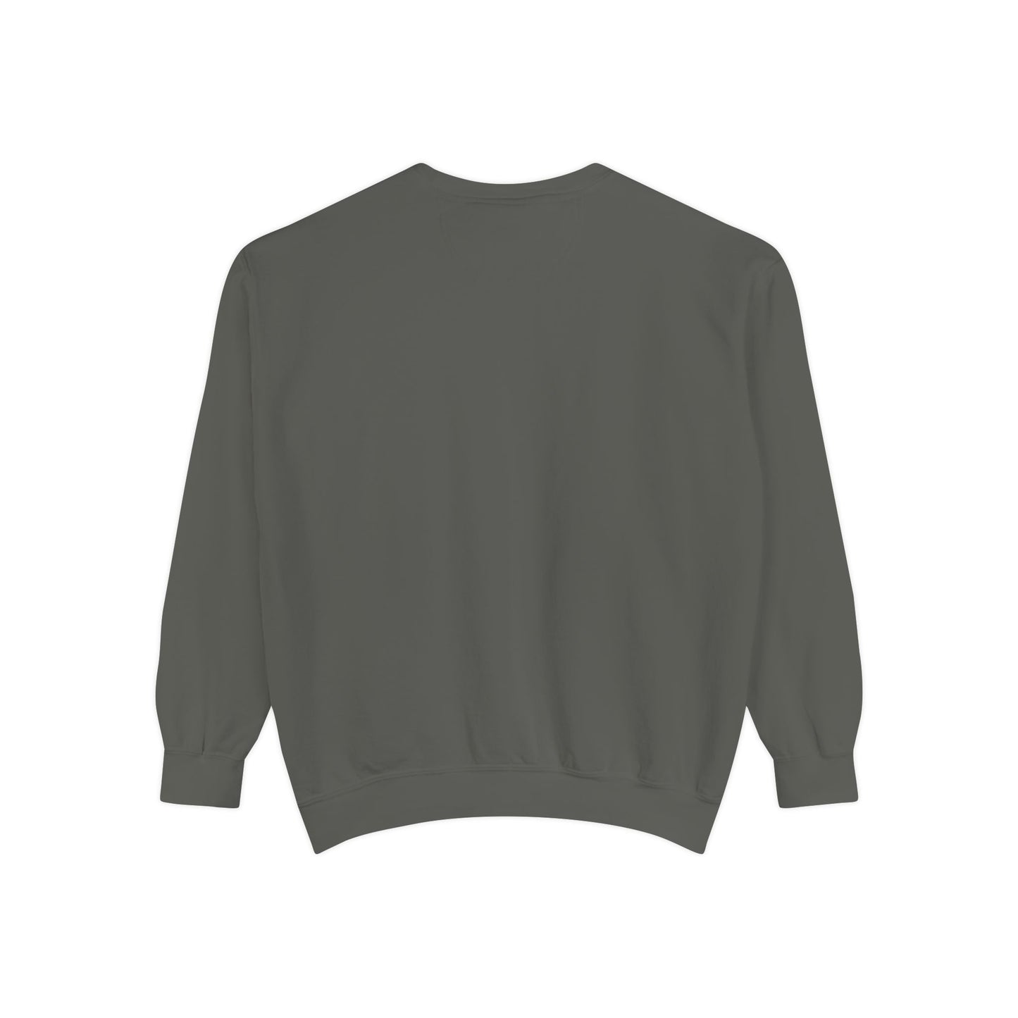 Embroidered Faith Over Fear Crewneck - Pepper