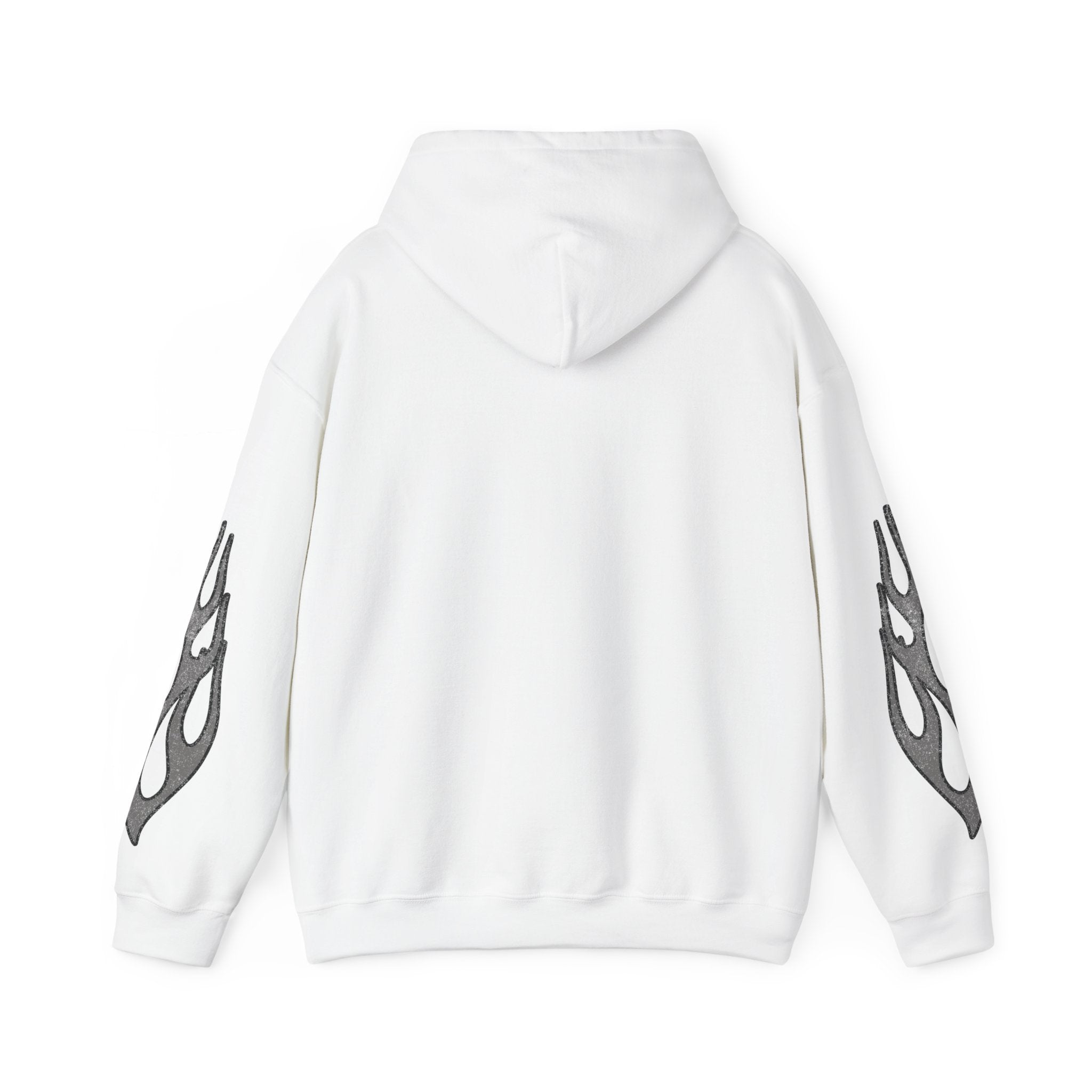 Dark Flame Hoodie - White