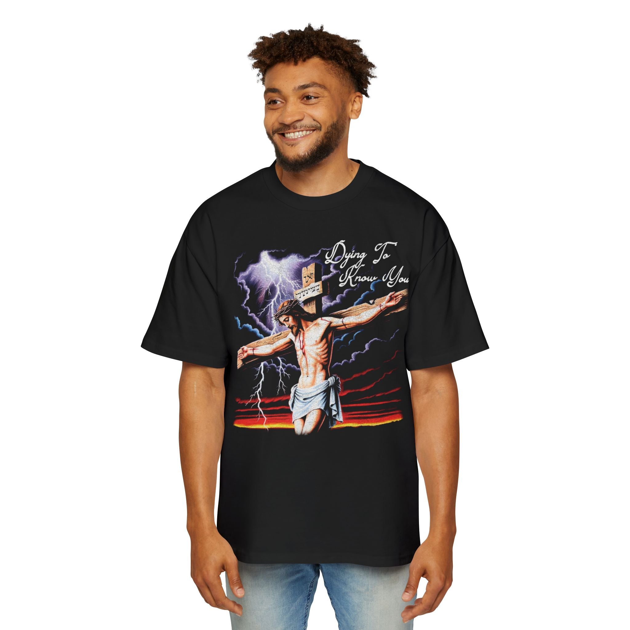 DYING TO KNOW YOU OVERSIZED TEE