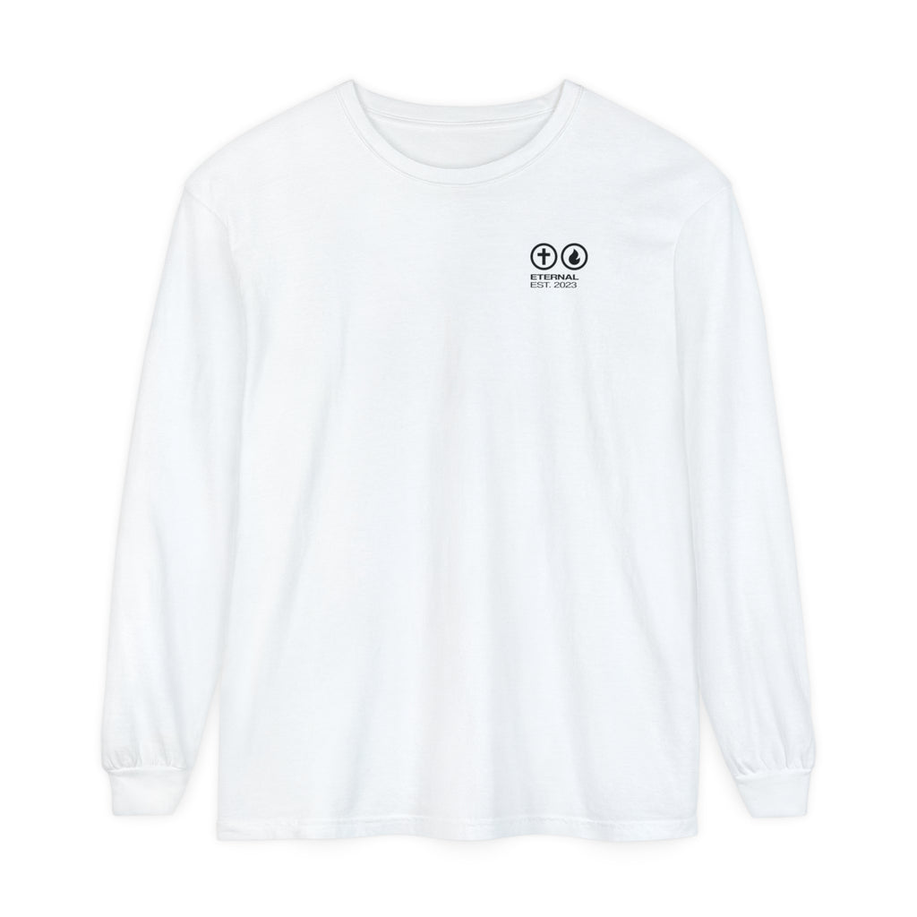 Clothed in the Full Armor of God Long Sleeve - White