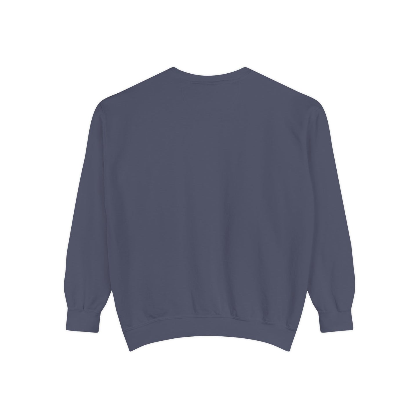 Embroidered Faith Over Fear Crewneck - Denim