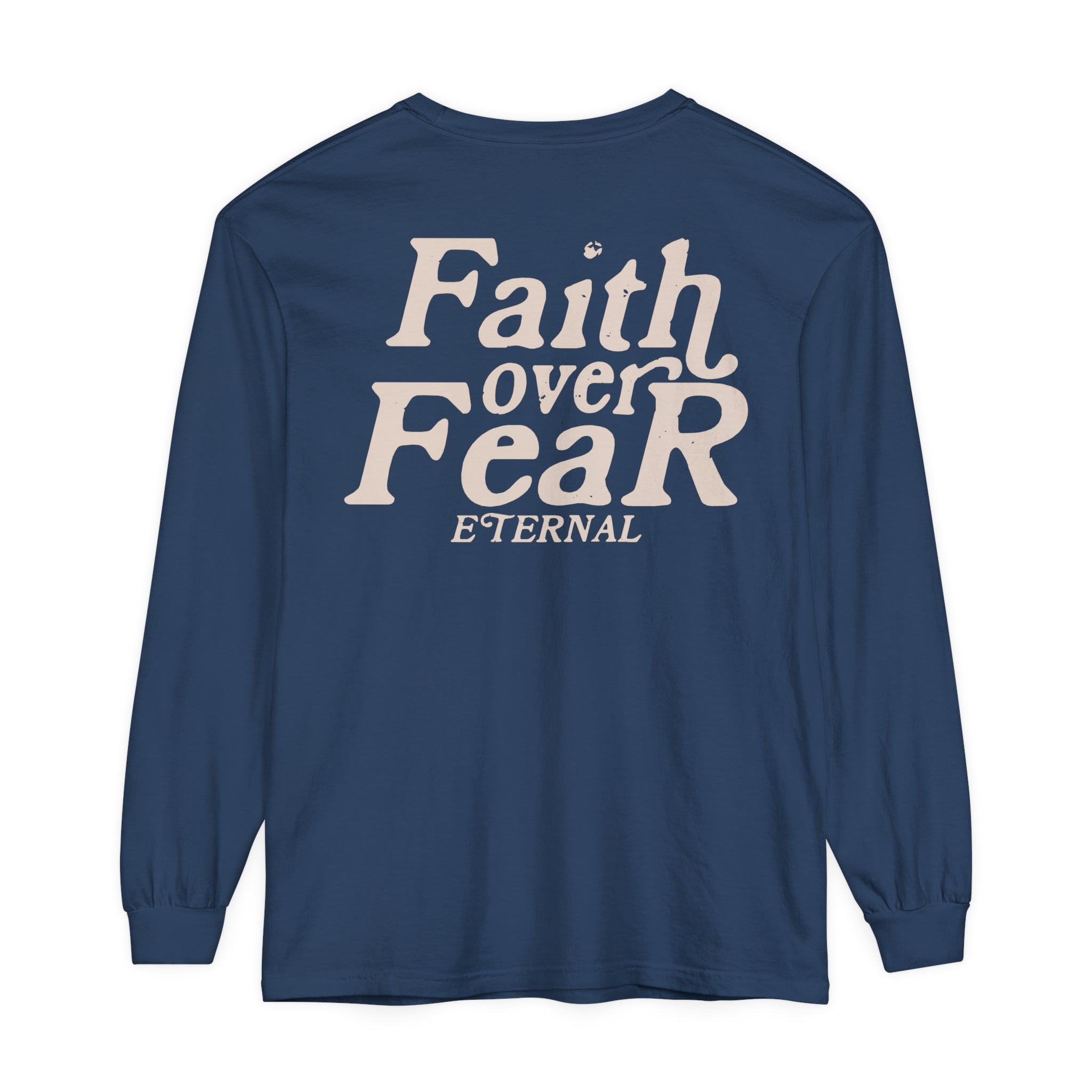 Faith Over Fear Long Sleeve - Midnight