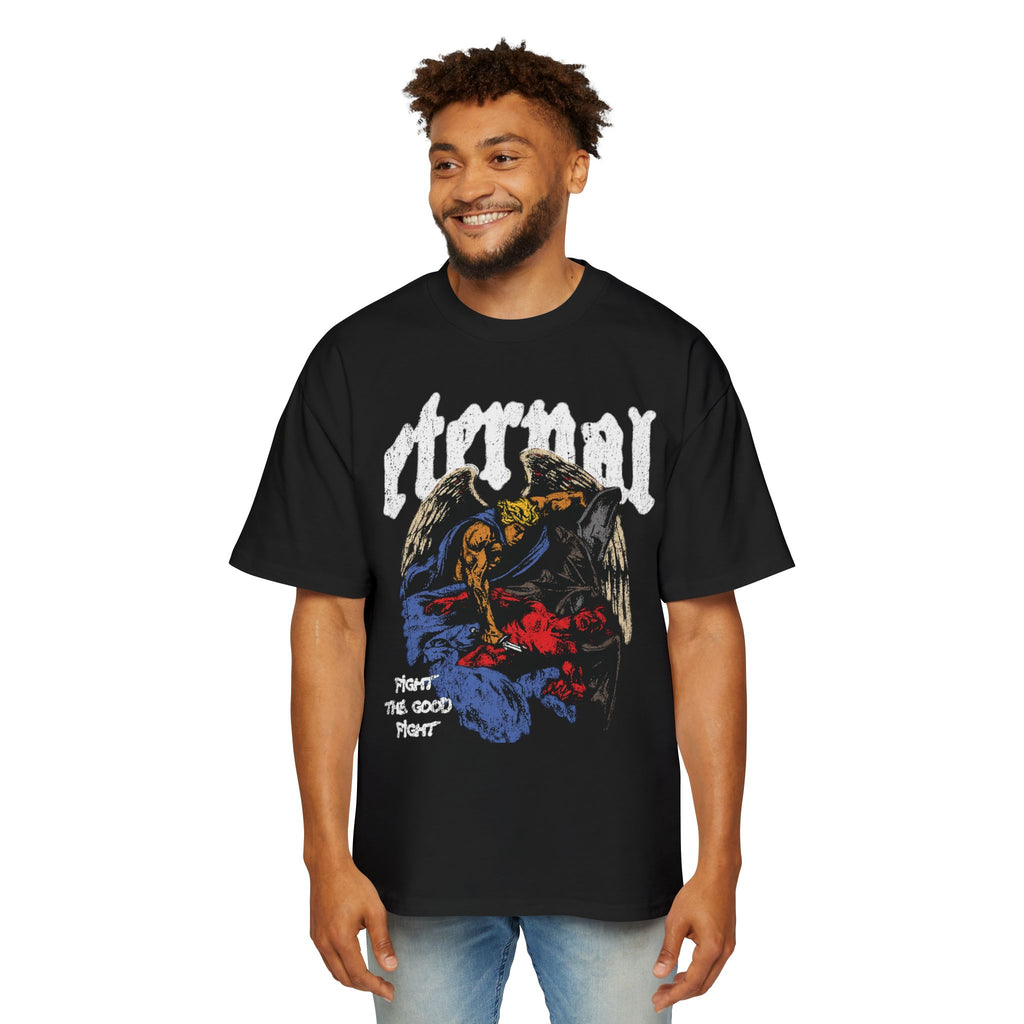 FIGHT THE GOOD FIGHT OVERSIZED TEE