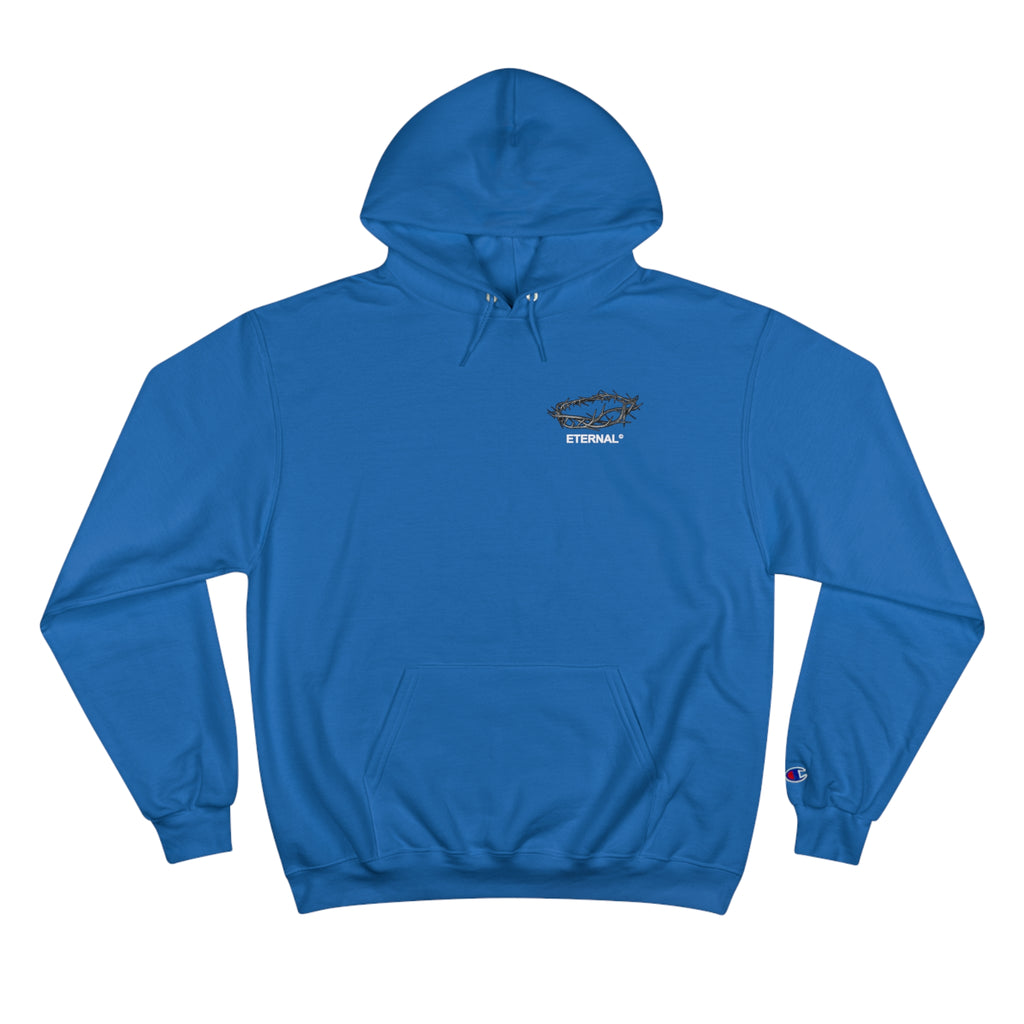 CROWN OF THORNS CHAMPION HOODIE - ROYAL BLUE