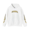 Yellow Flame Hoodie - White