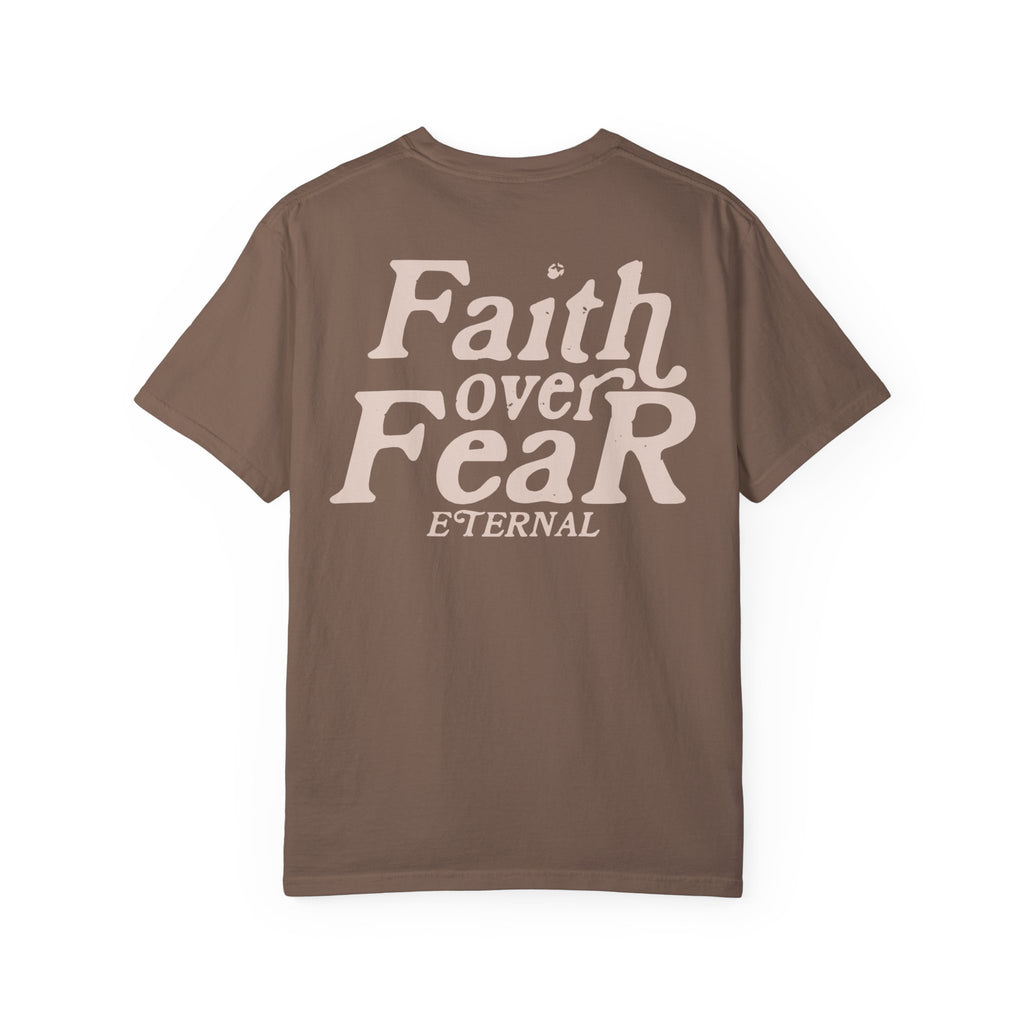 Faith Over Fear Tee - Espresso